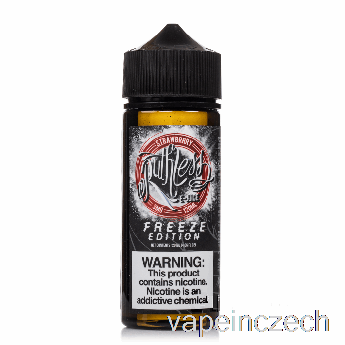 Jahoda - Freeze Edition - Nemilosrdná Pára - 120ml 0mg Vape Pero